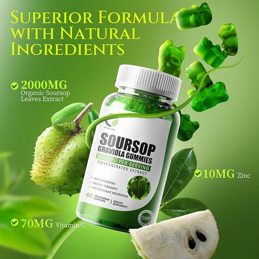 Soursop Gummies 20-in-1 Herbal Complex